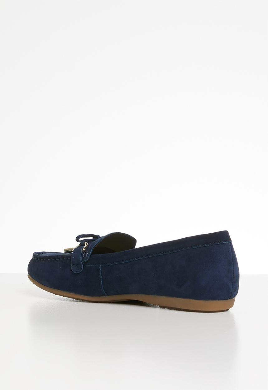 ALDO - Adrerini leather moccasin - navy