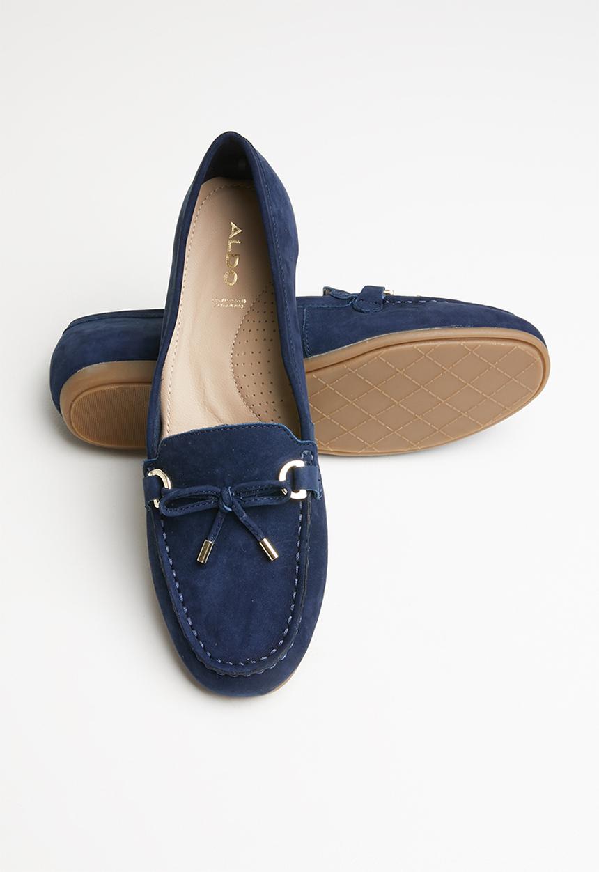 ALDO - Adrerini leather moccasin - navy