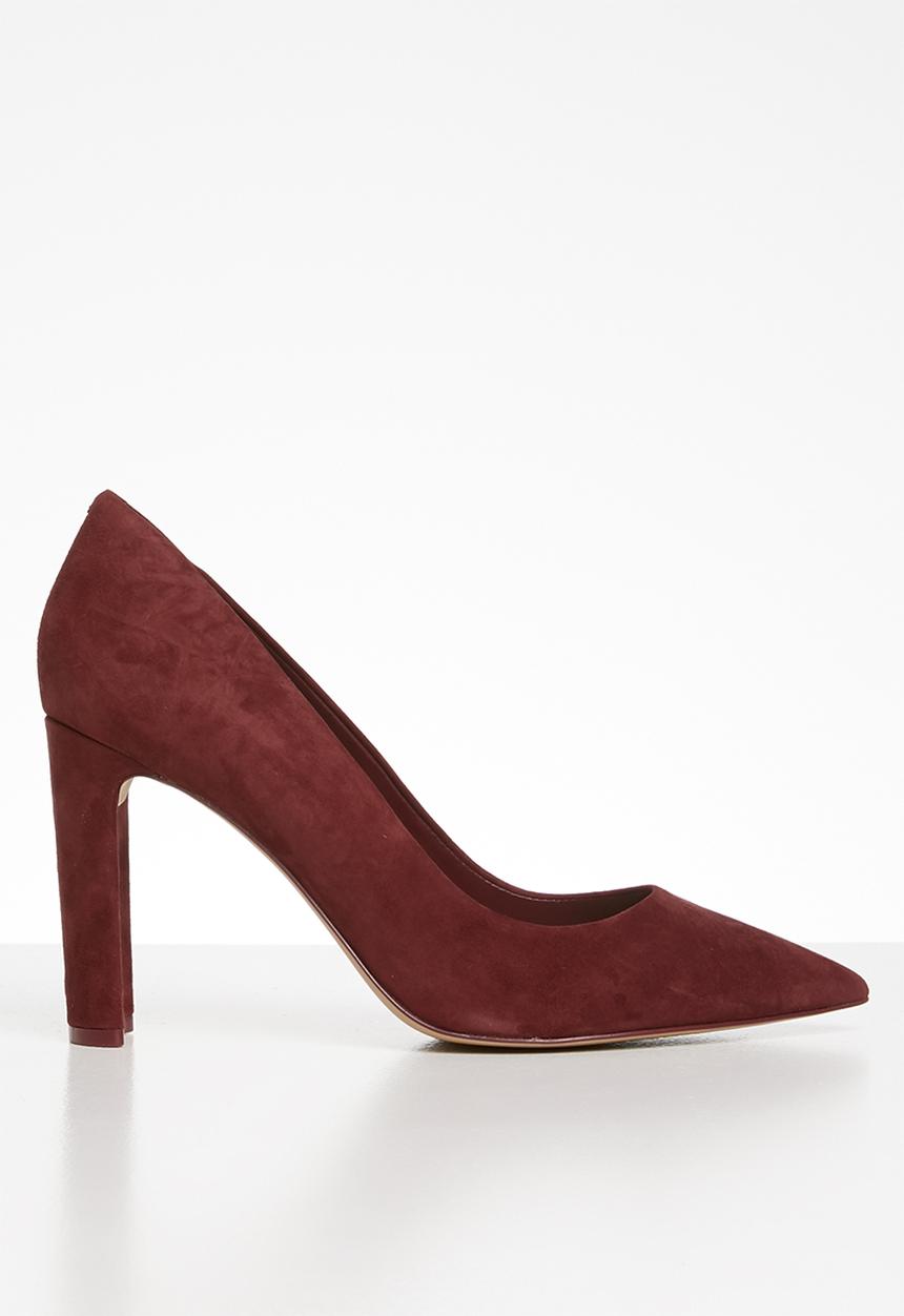 ALDO - Febriclya suede court - dark red