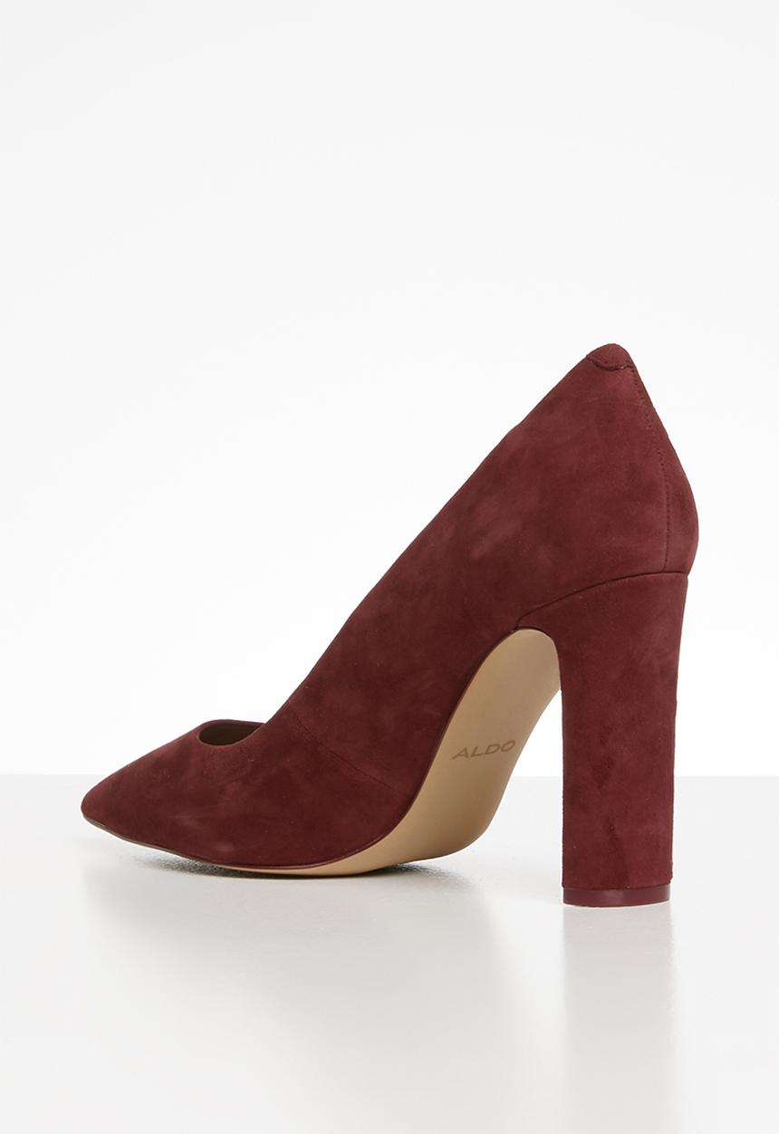 ALDO - Febriclya suede court - dark red