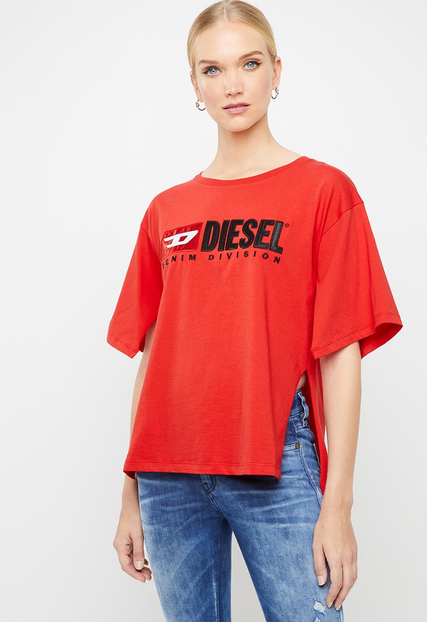 Diesel  - T - Jacky maglietta tee - red