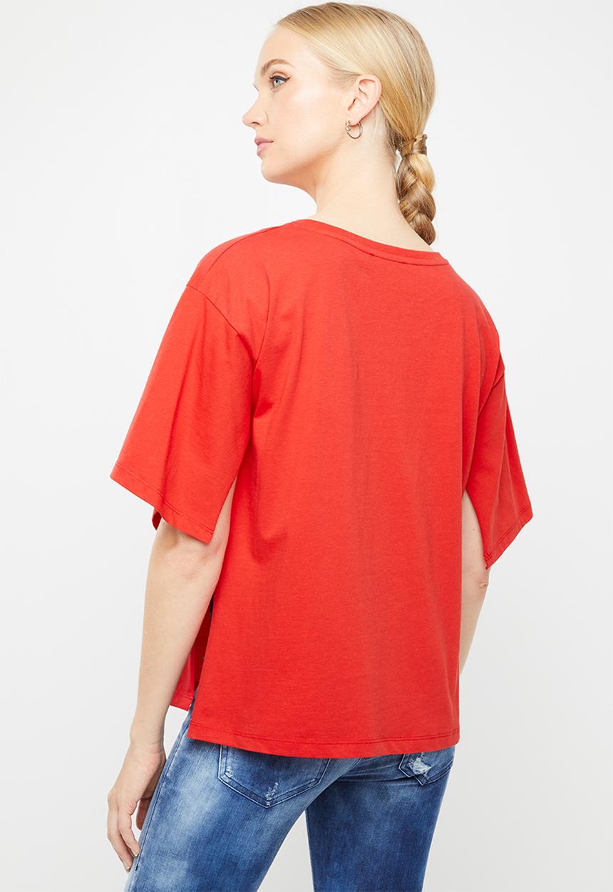 Diesel  - T - Jacky maglietta tee - red
