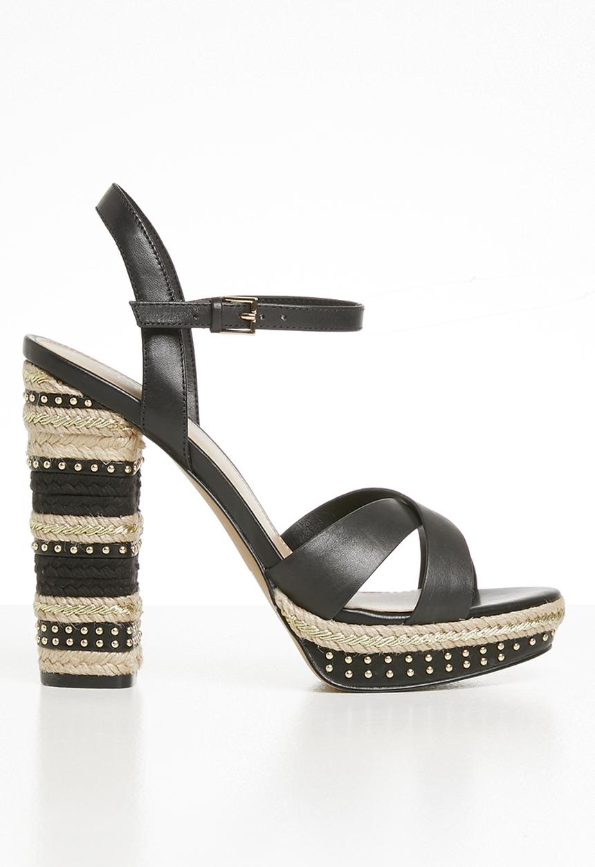 ALDO - Eowalenna leather heel - black