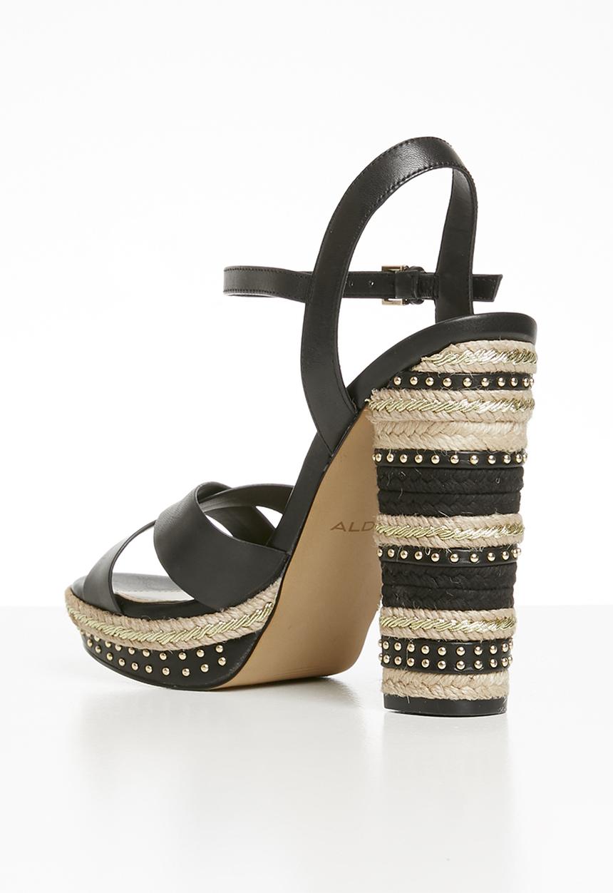 ALDO - Eowalenna leather heel - black