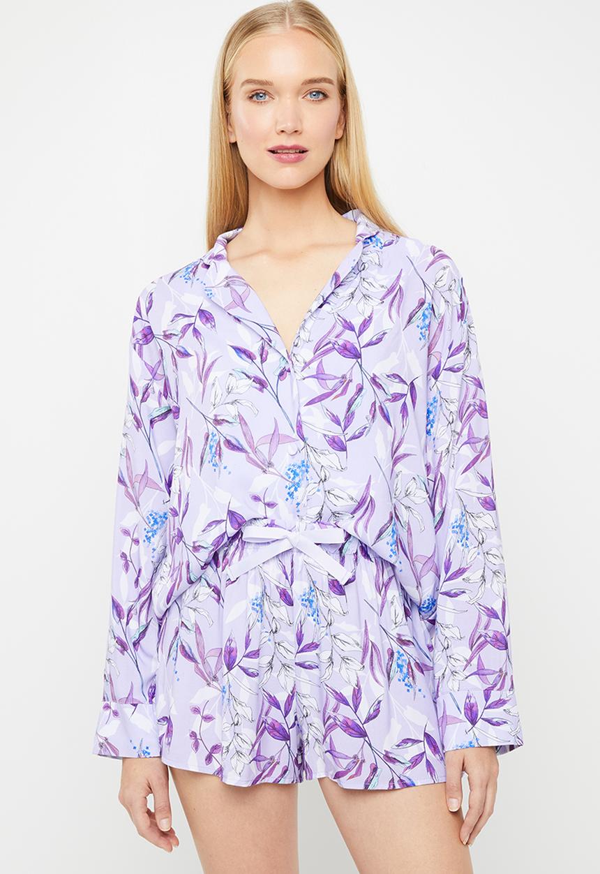 Superbalist - Sleep shirt & shorts set - multi 