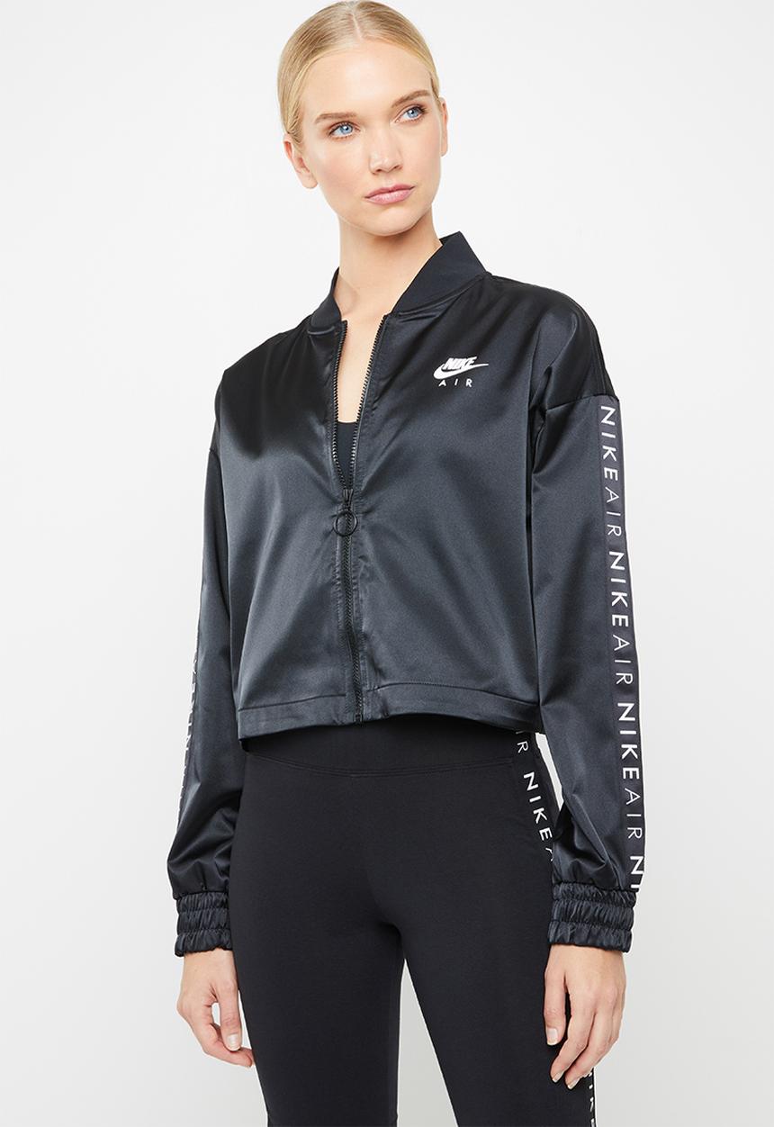 Nike - Nike air satin track jacket - black