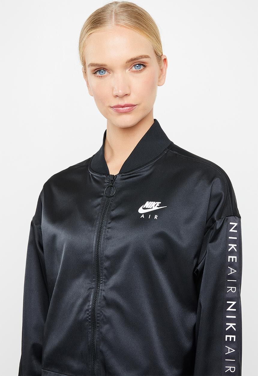 Nike - Nike air satin track jacket - black