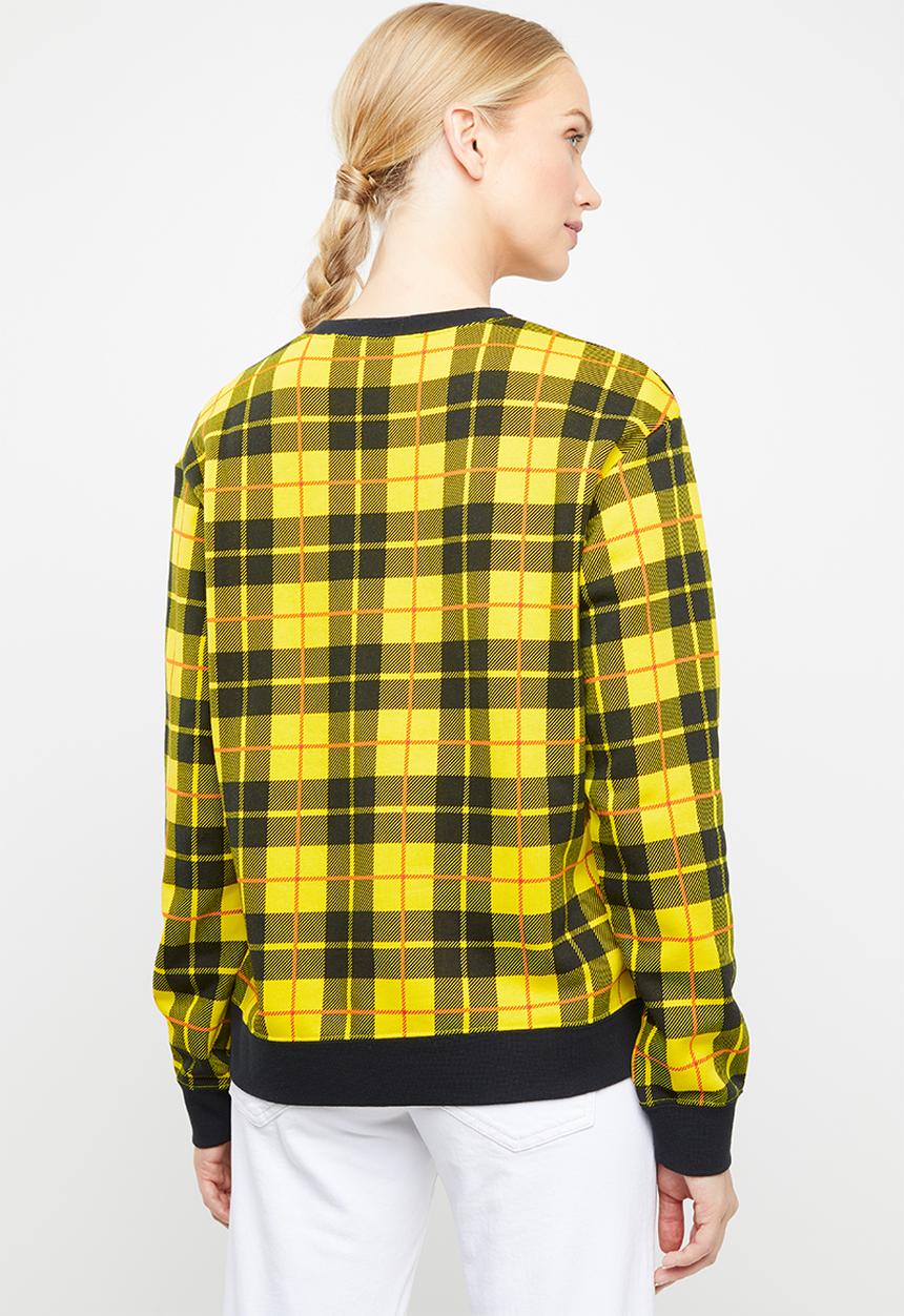 Nike - Nike fleece crew - black & yellow