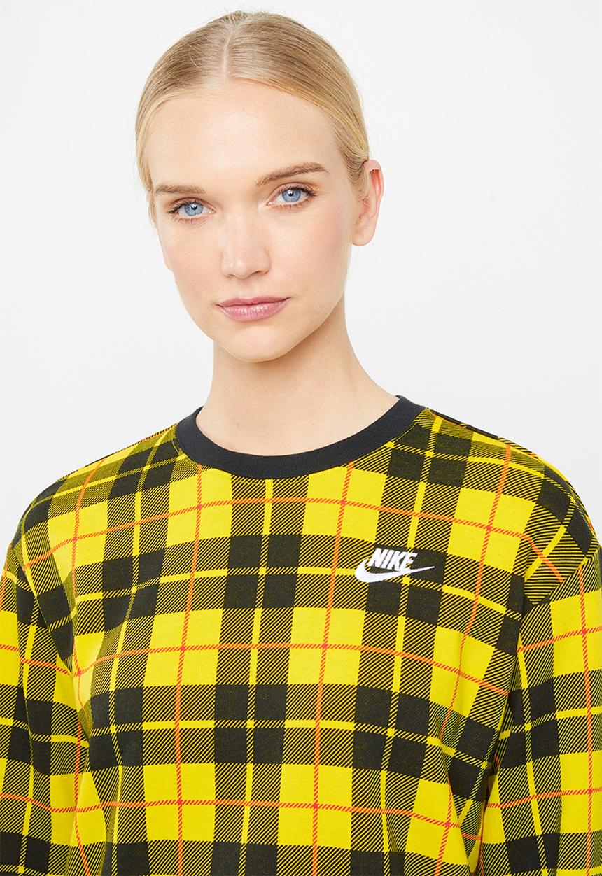 Nike - Nike fleece crew - black & yellow