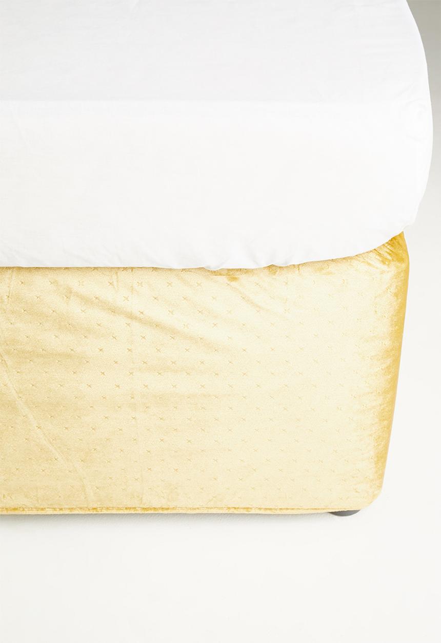 Sixth Floor - Velvet bedwrap - mustard