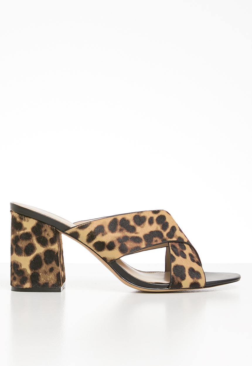 ALDO - Ulayma leather heel - brown & black 