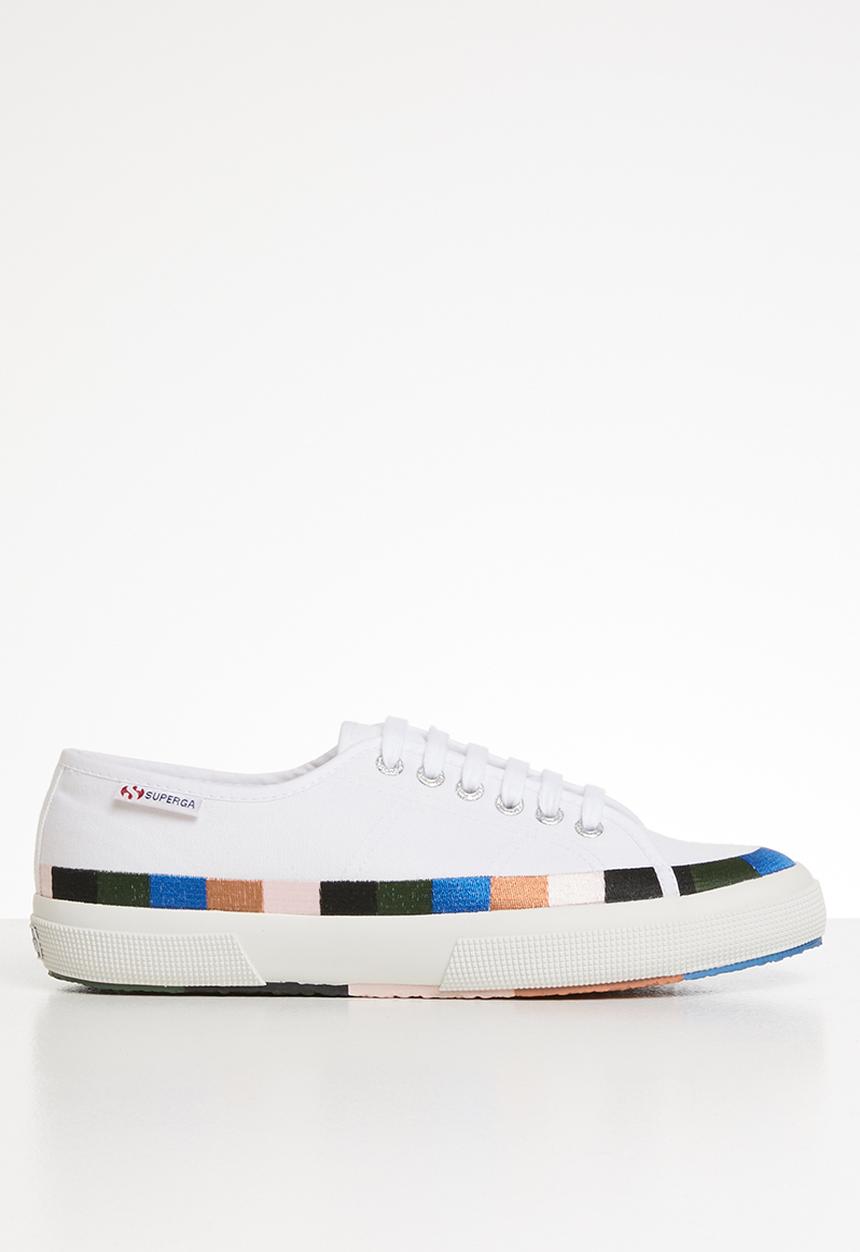 SUPERGA - 2750 embroided canvas - white