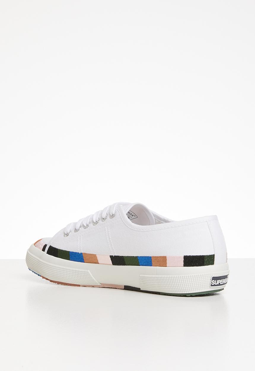 SUPERGA - 2750 embroided canvas - white
