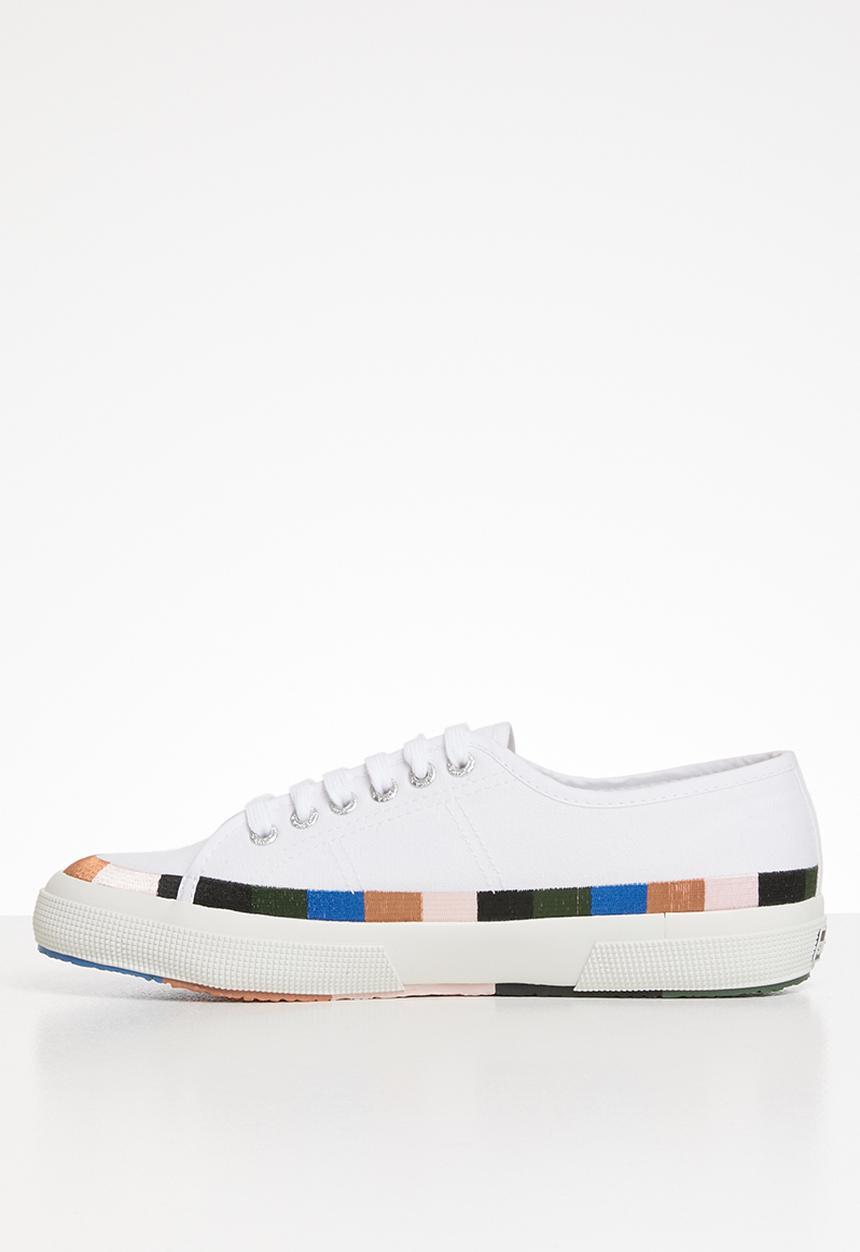SUPERGA - 2750 embroided canvas - white