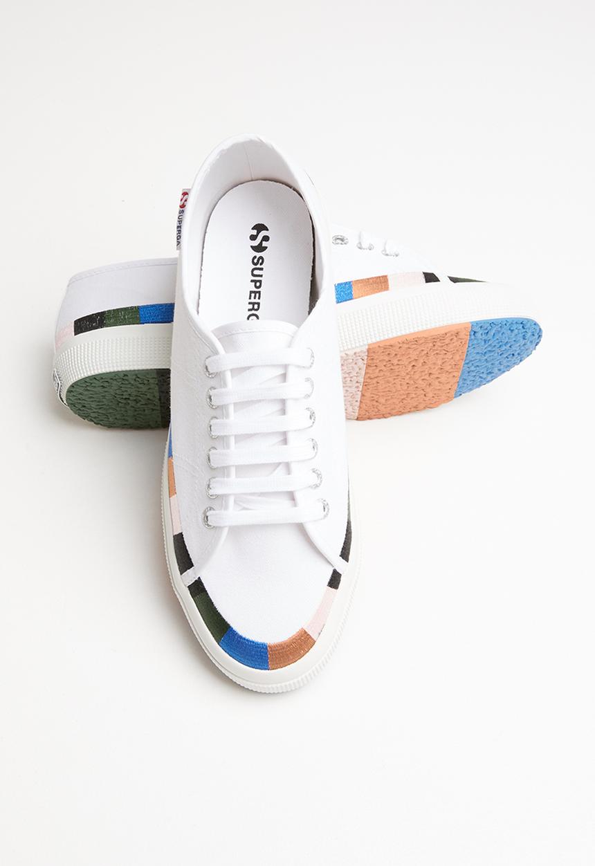 SUPERGA - 2750 embroided canvas - white
