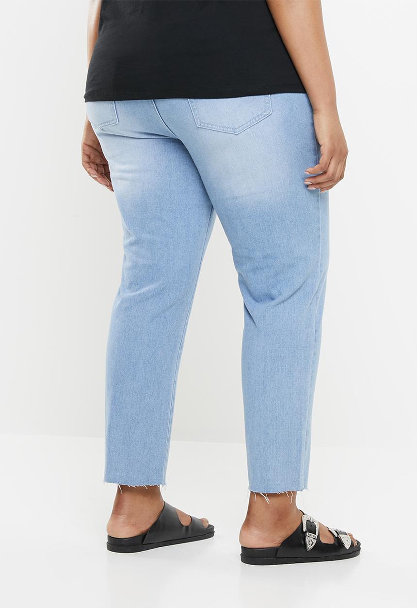Missguided - Raw hem jeans - blue