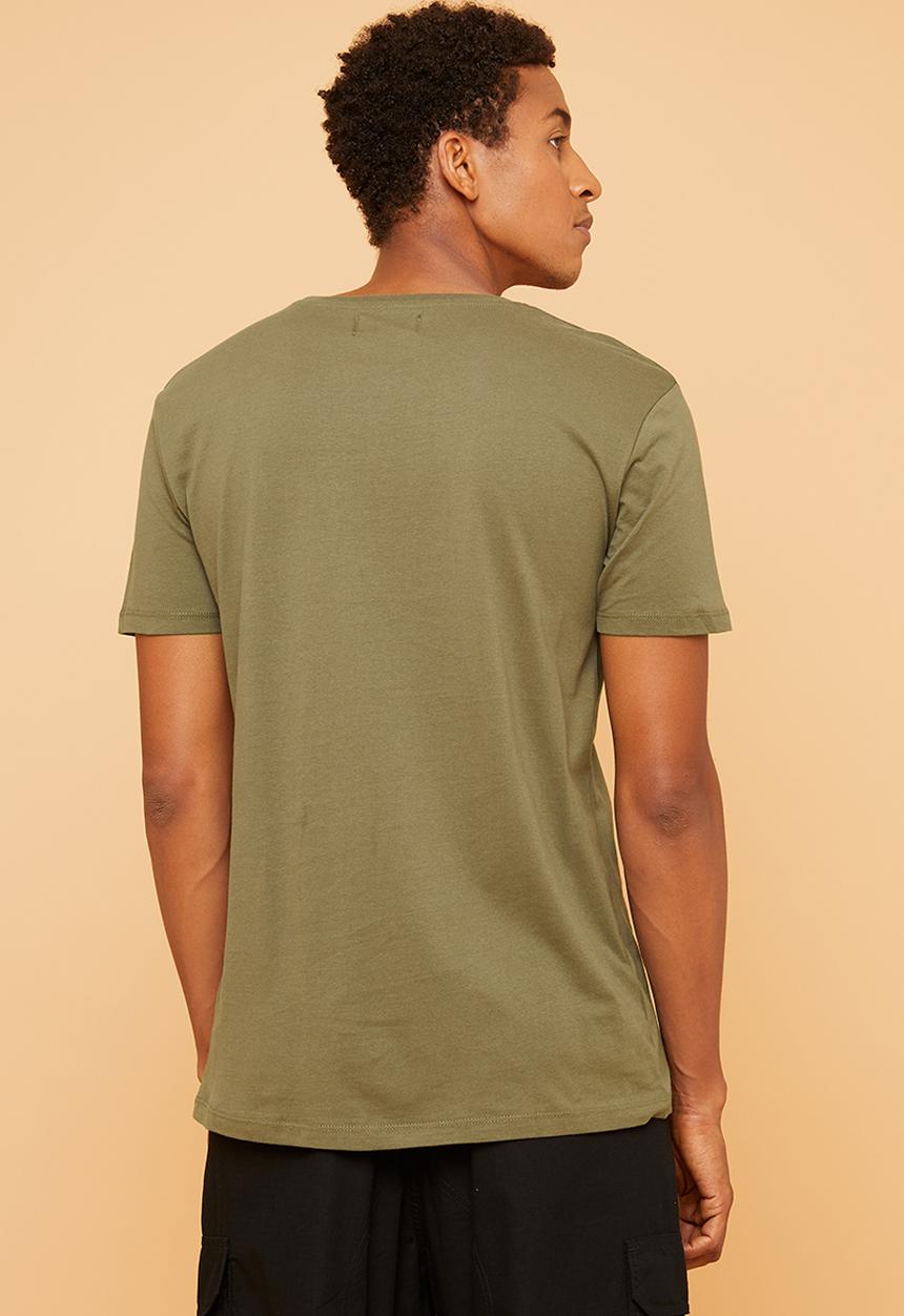 Superbalist - Plain crew neck short sleeve tee - khaki