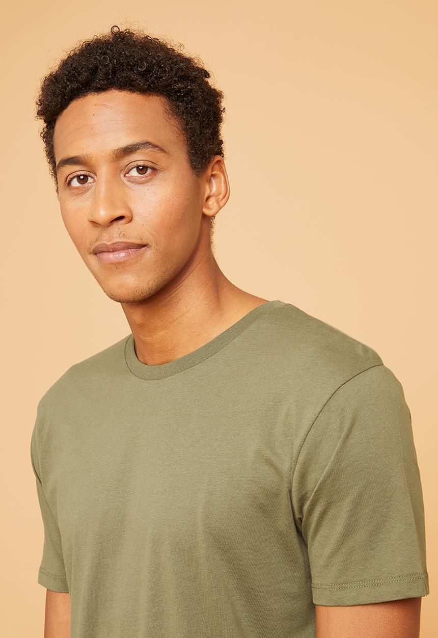 Superbalist - Plain crew neck short sleeve tee - khaki