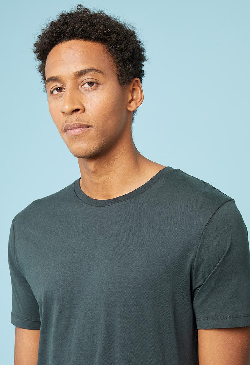 Superbalist - Plain crew neck short sleeve tee - charcoal 