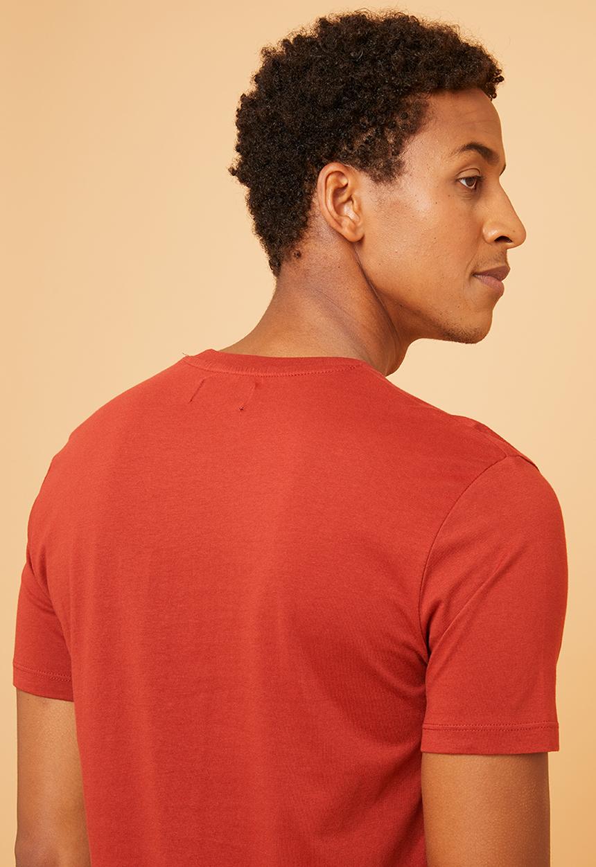 Superbalist - Plain crew neck short sleeve tee - rust