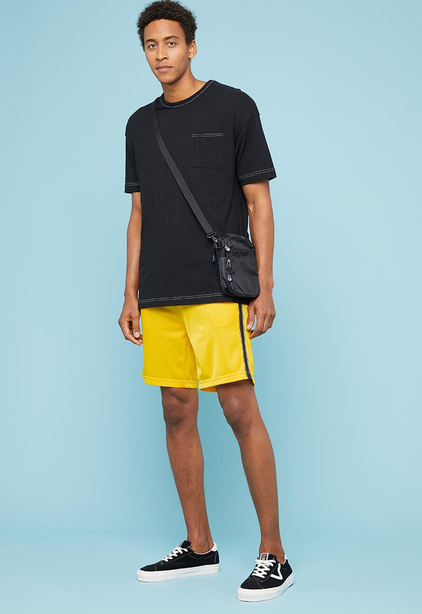Superbalist - Tricot side taped shorts - yellow