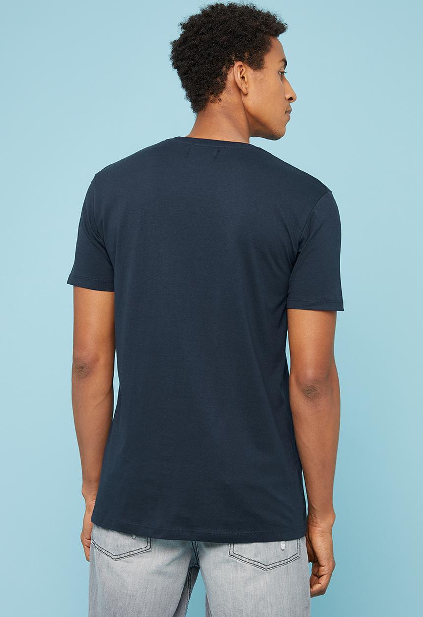Superbalist - Plain crew neck short sleeve tee - navy