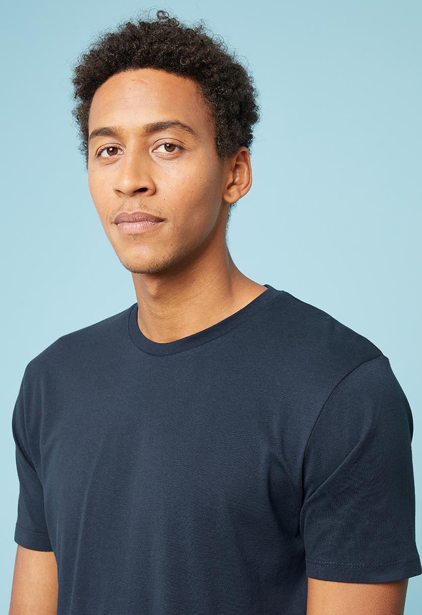 Superbalist - Plain crew neck short sleeve tee - navy