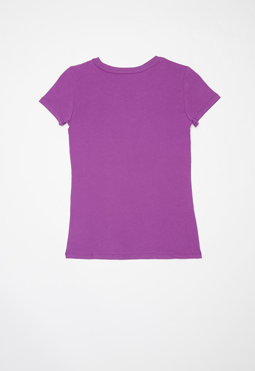 GUESS - Short sleeve tri molly tee - purple