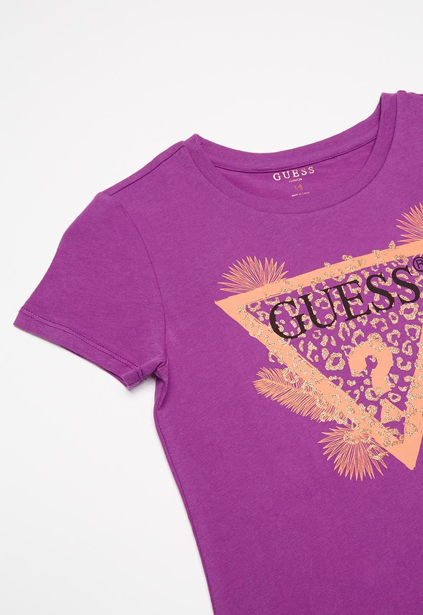 GUESS - Short sleeve tri molly tee - purple