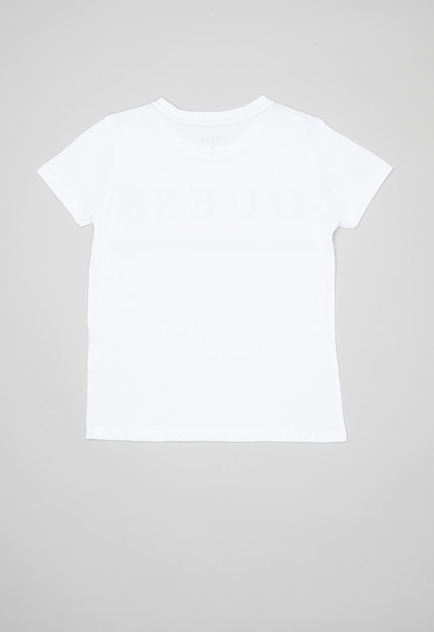 GUESS - Teens short sleeve guess la stripe tee - white