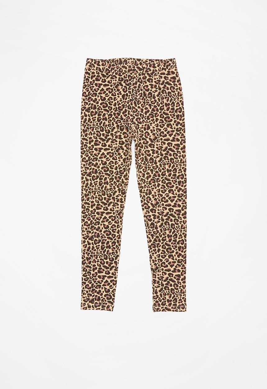 MINOTI - Teens leggings - brown & beige