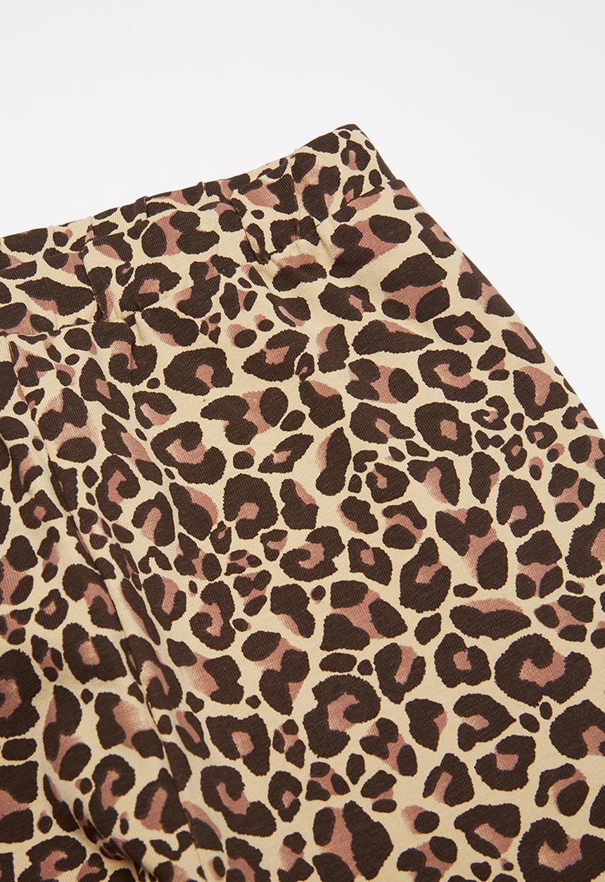 MINOTI - Teens leggings - brown & beige