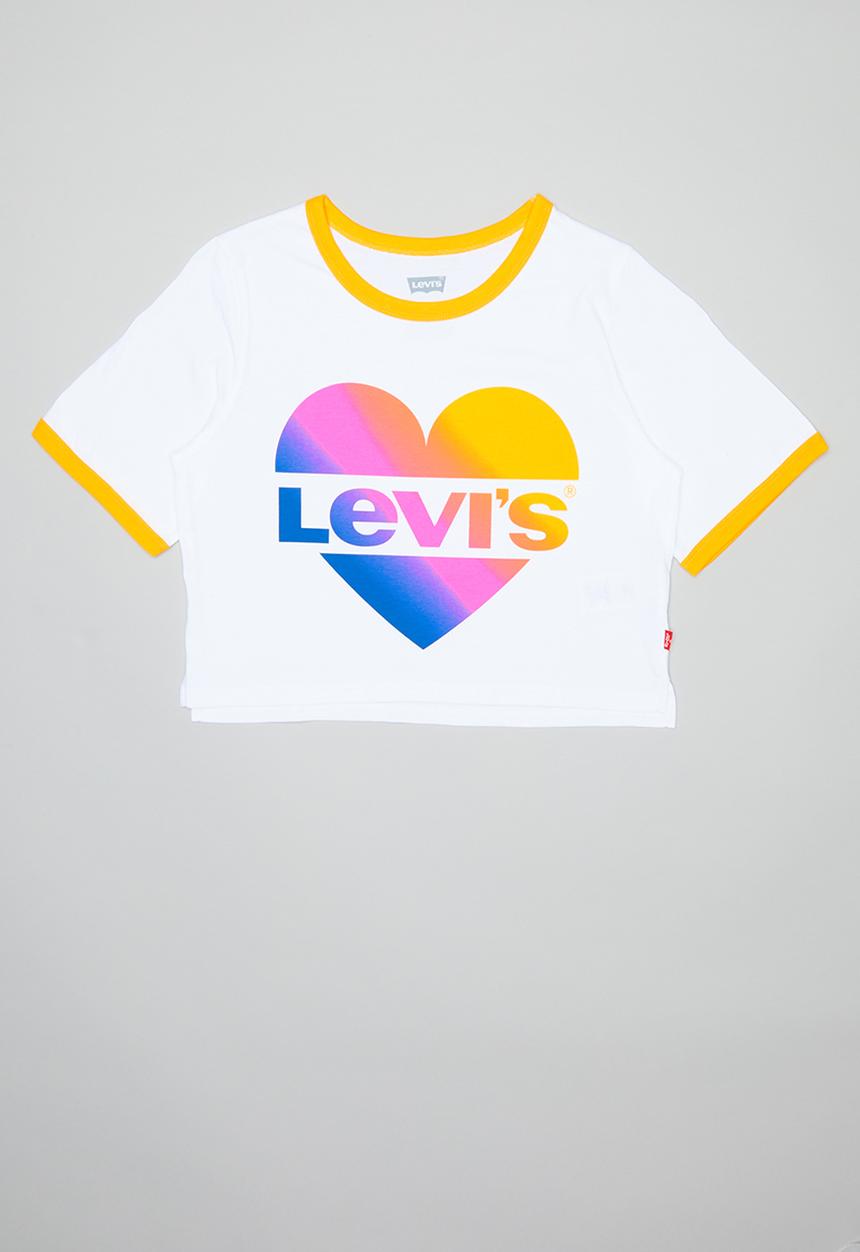 Levi’s® - Graphic cropped ringer tee - multi 