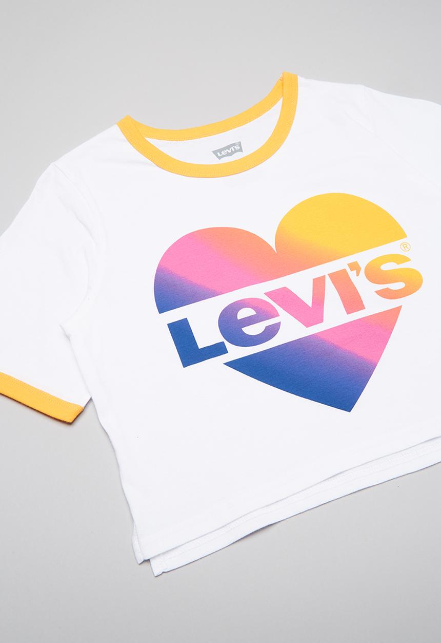 Levi’s® - Graphic cropped ringer tee - multi 