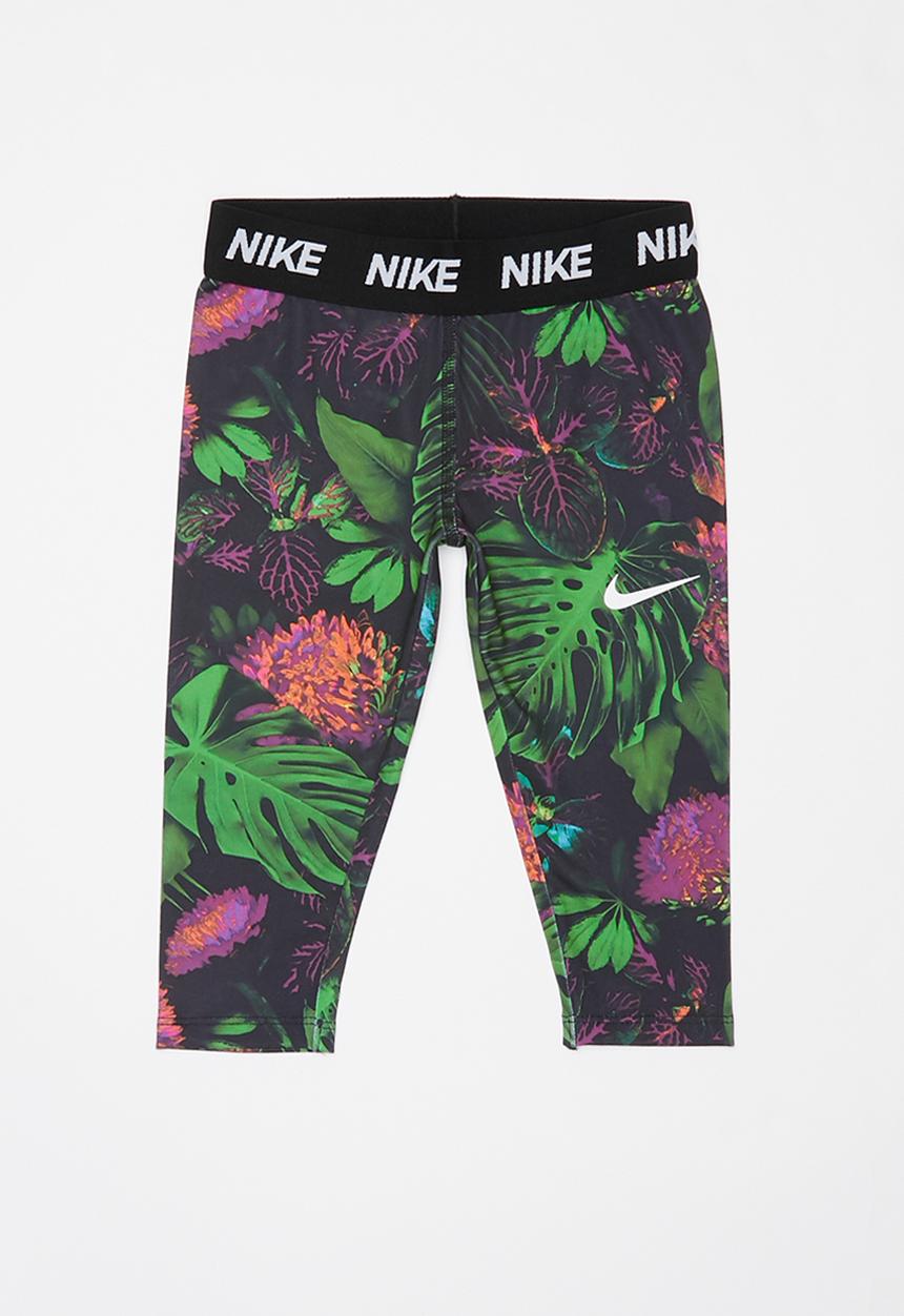 Nike - Nike girls glow botanical capri - black