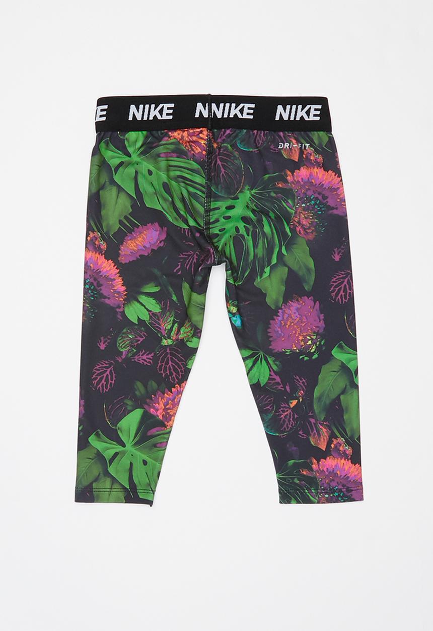 Nike - Nike girls glow botanical capri - black