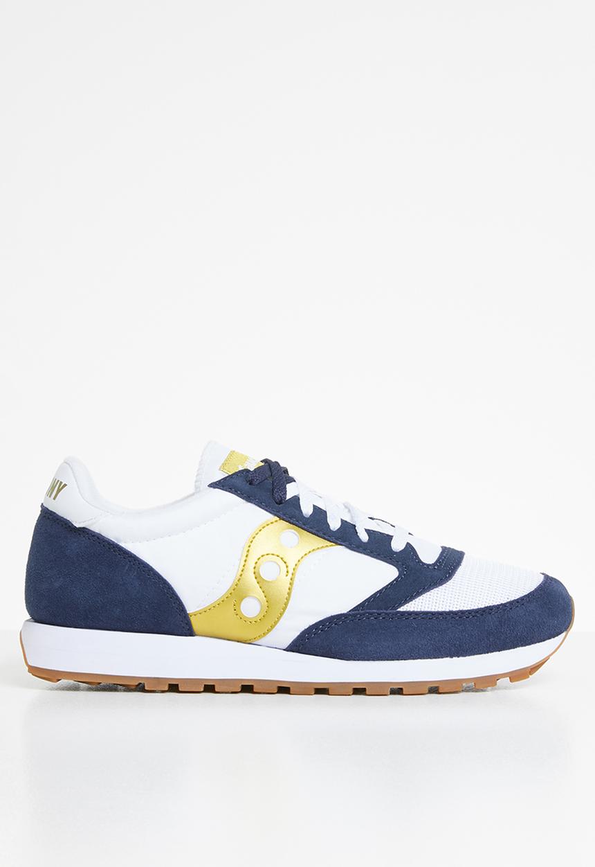 Saucony Originals - Jazz vintage - white/navy/gold