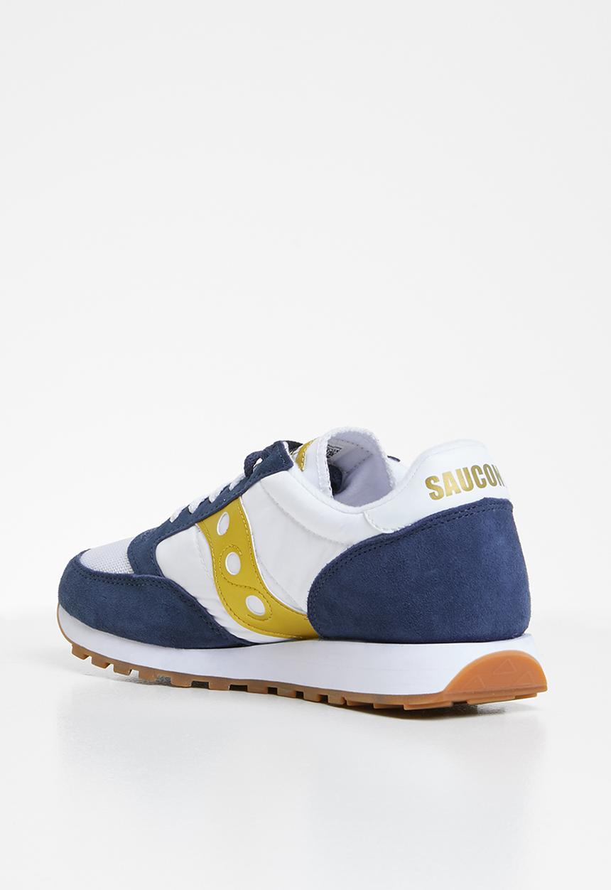 Saucony Originals - Jazz vintage - white/navy/gold