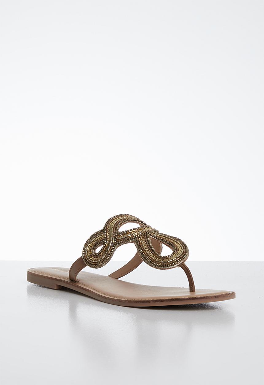 ALDO - Rithrania leather sandal - cognac