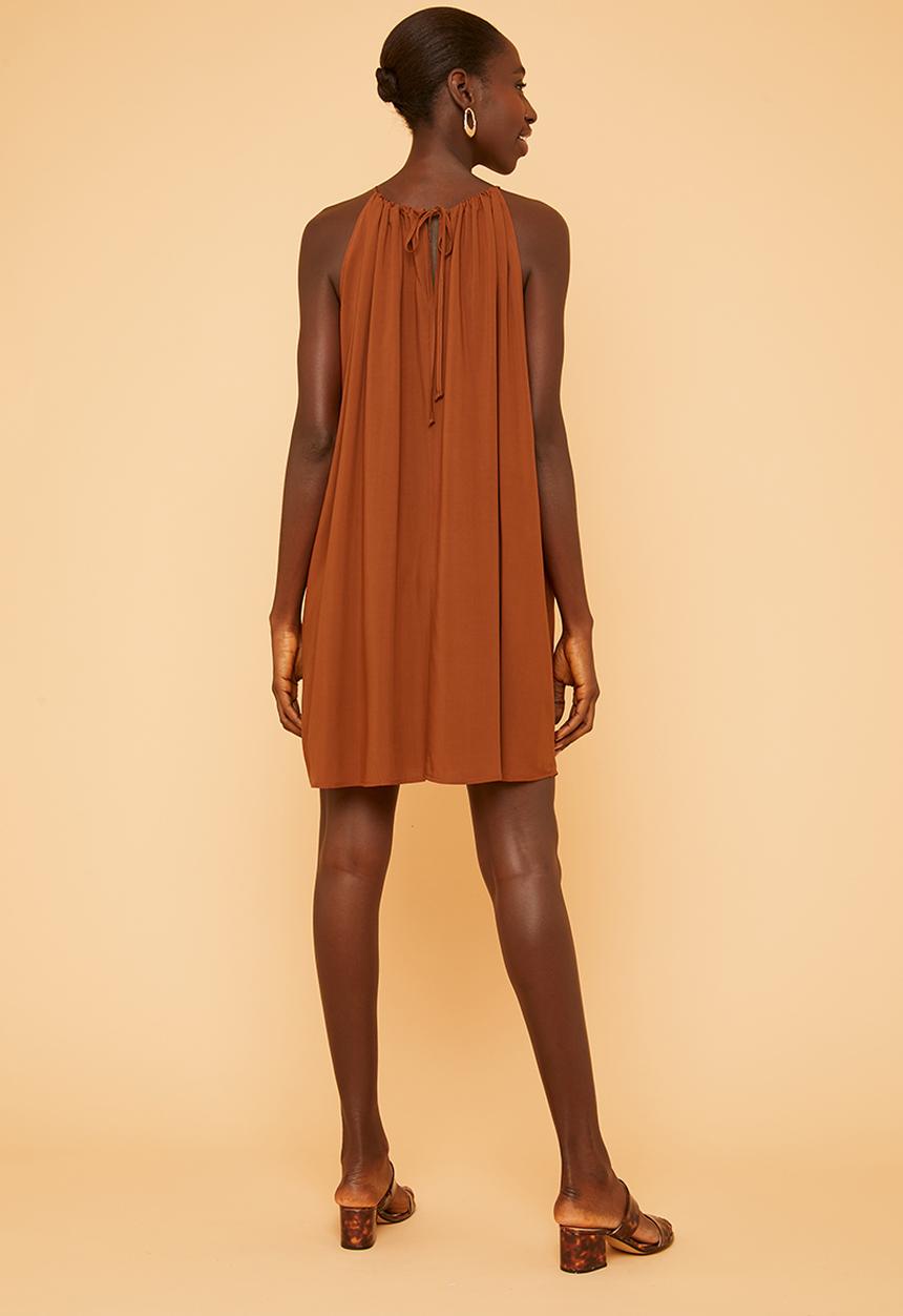 Superbalist - Halter dress - rust 
