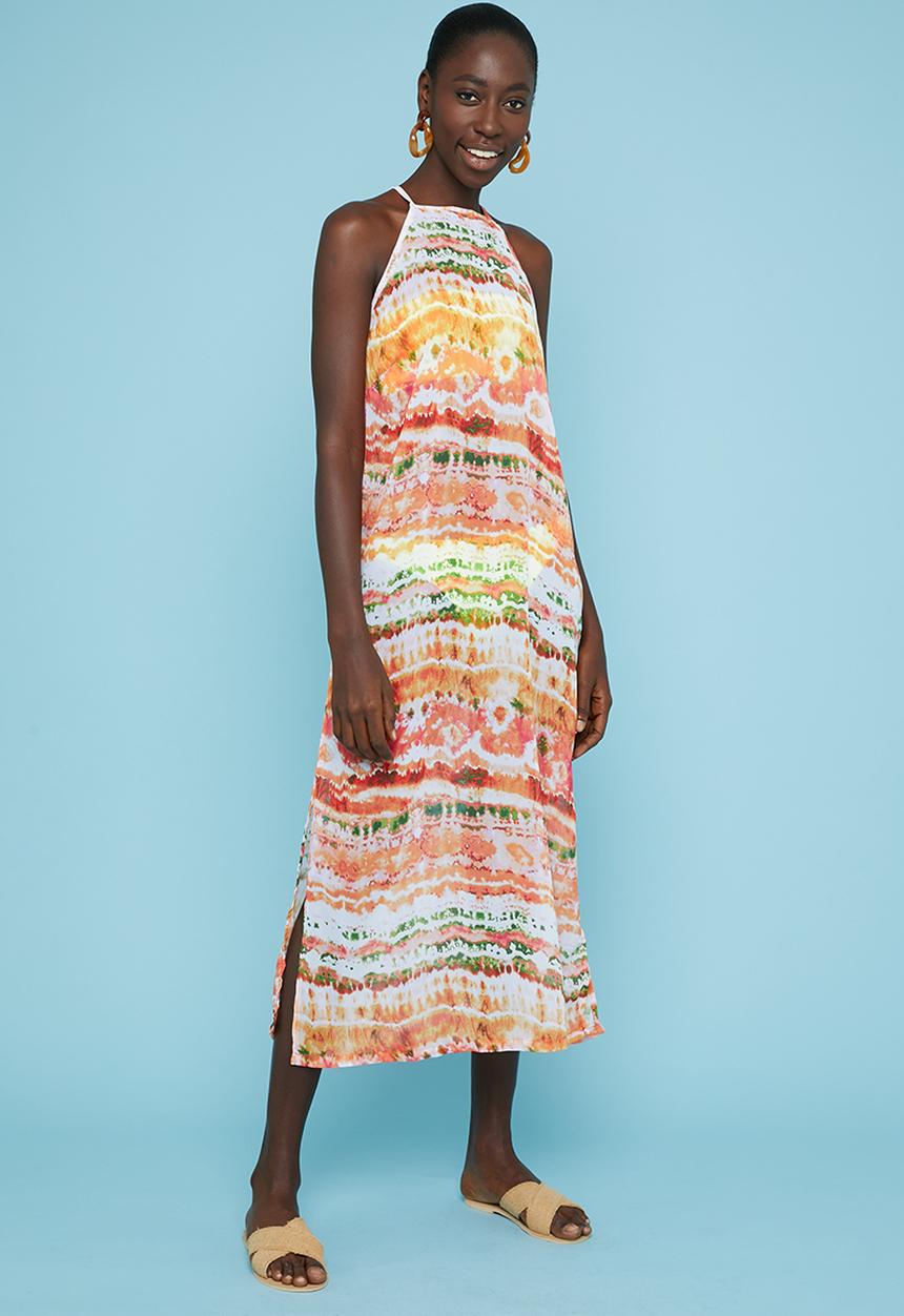 Superbalist - Halter swim cover up - mutli