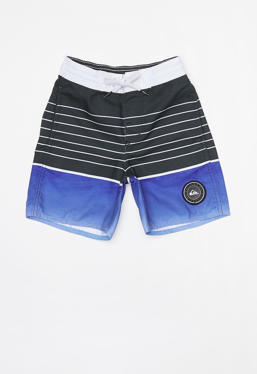 Quiksilver - Swell boys beach shorts - blue & black