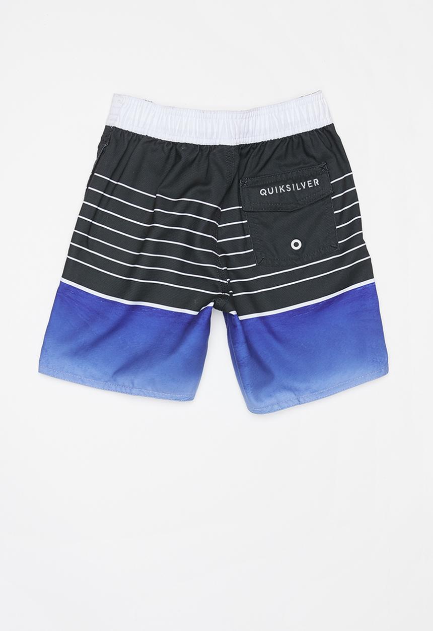 Quiksilver - Swell boys beach shorts - blue & black