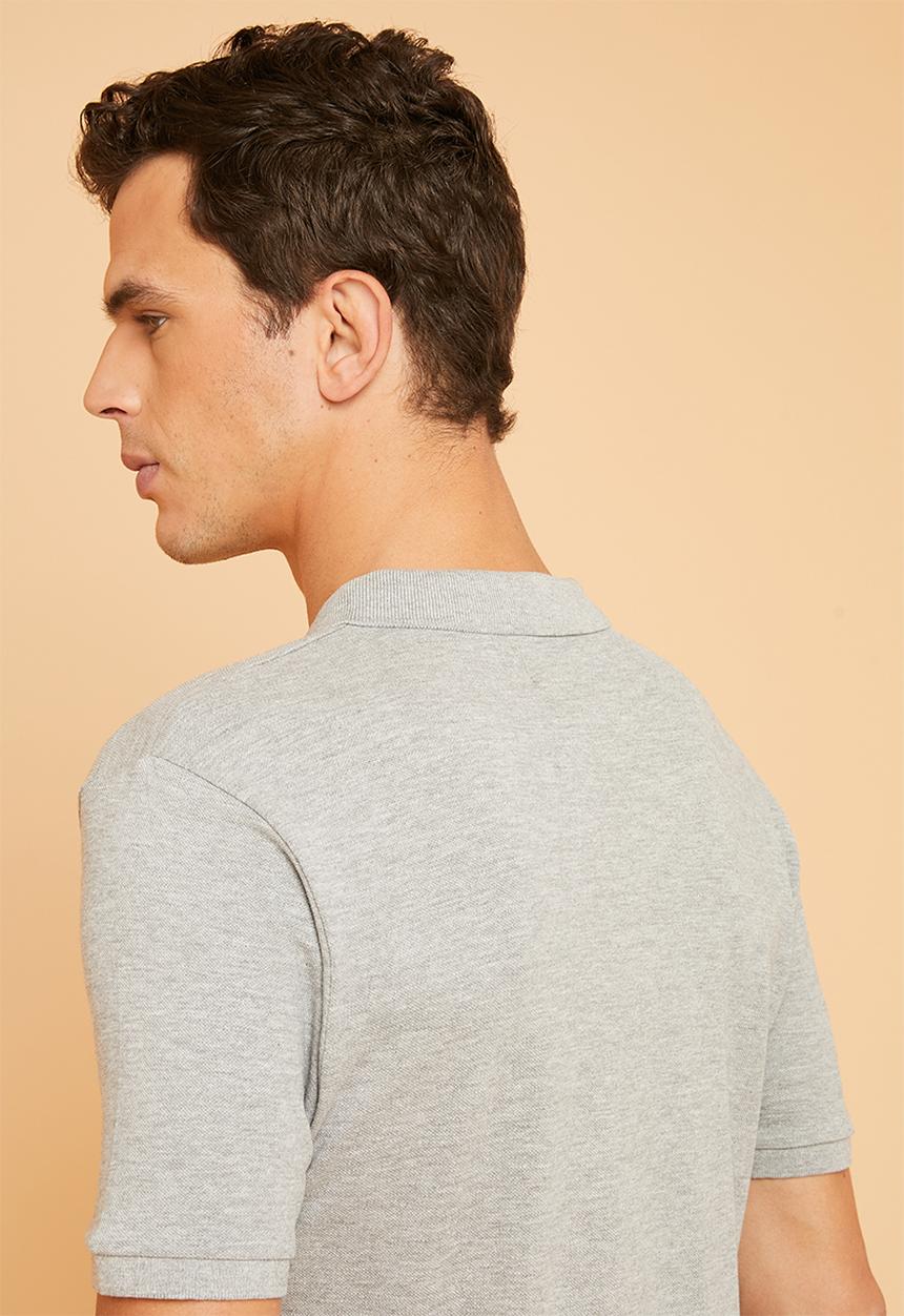 Superbalist - Pique slim fit 2 pack golfers - black & grey
