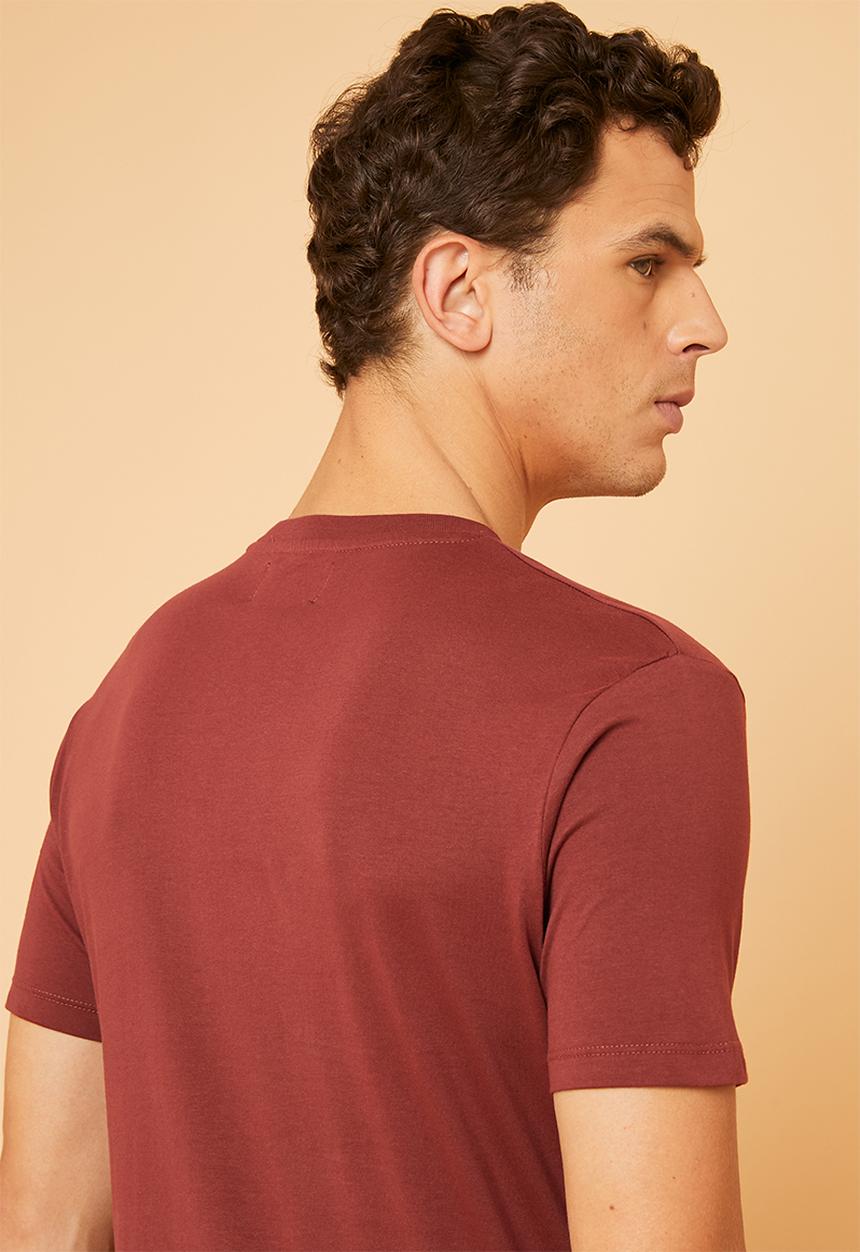 Superbalist - Plain crew neck short sleeve 2 pack tees - navy & burgundy