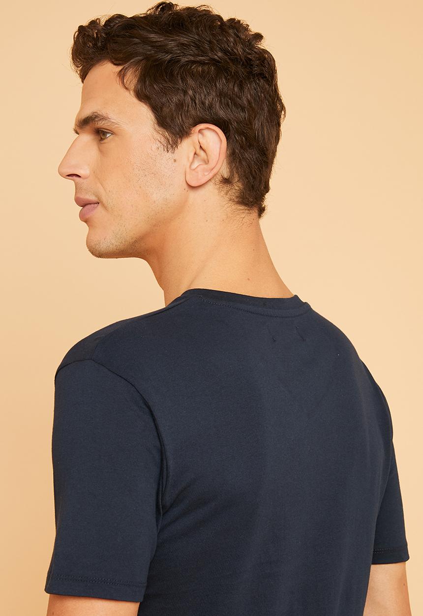 Superbalist - Plain V-neck short sleeve tee - navy
