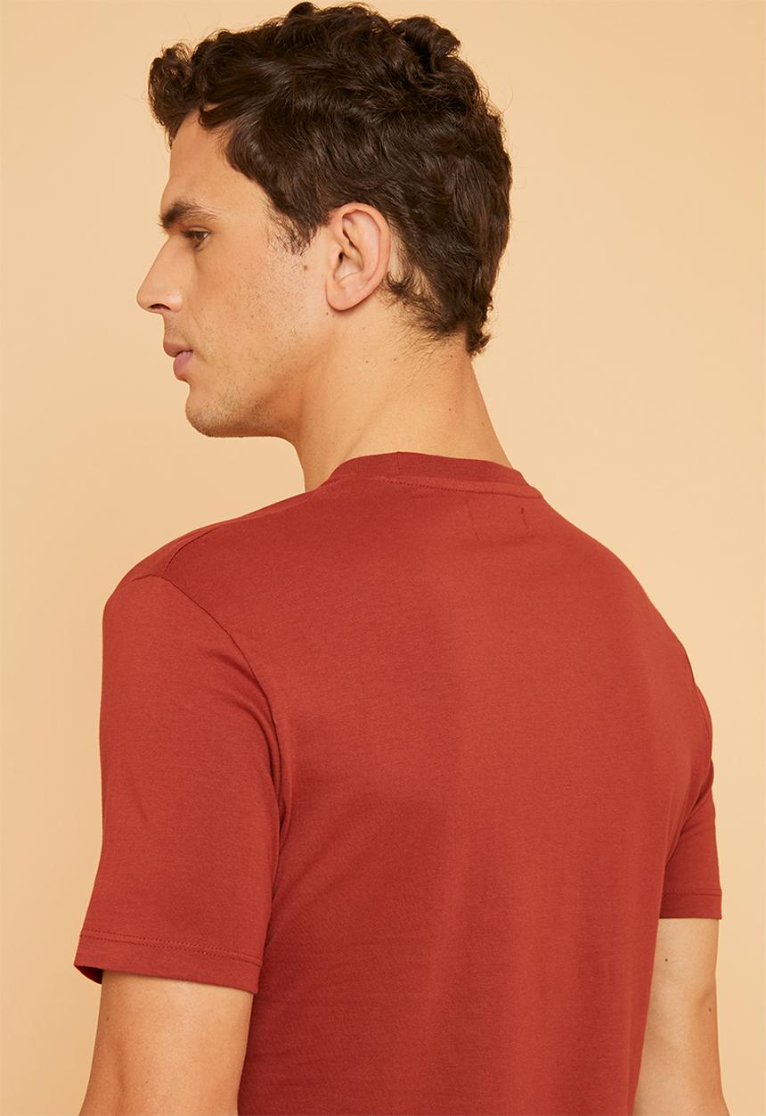 Superbalist - Plain crew neck short sleeve 2 pack tees - white & rust 