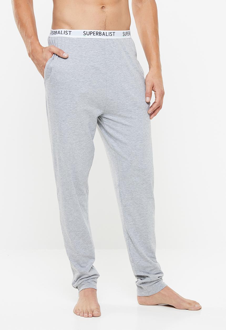 Superbalist - Knit slim fit lounge pants - grey
