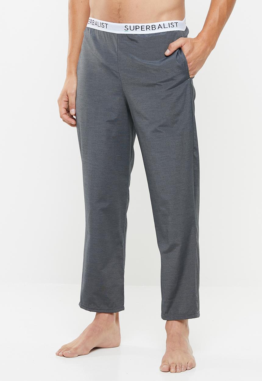 Superbalist - Woven sleep pants - charcoal