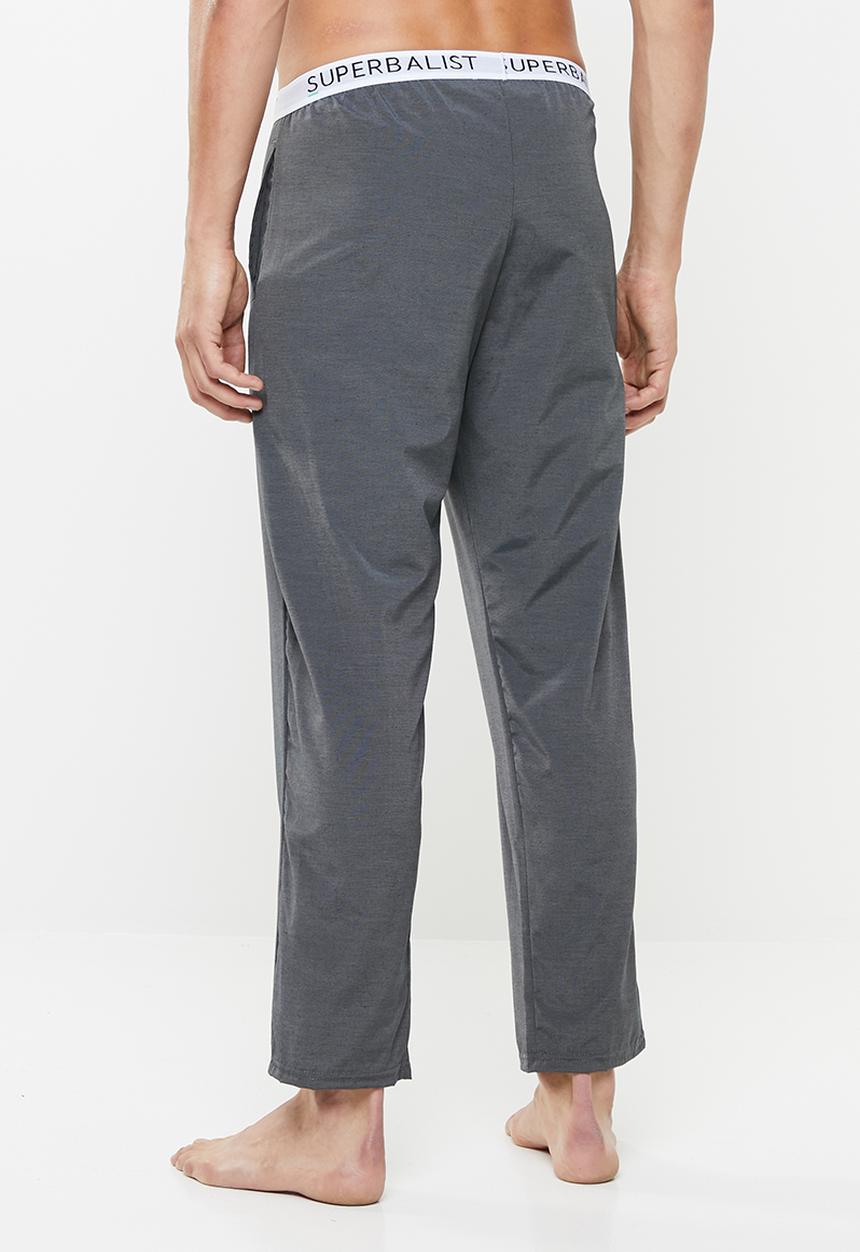 Superbalist - Woven sleep pants - charcoal